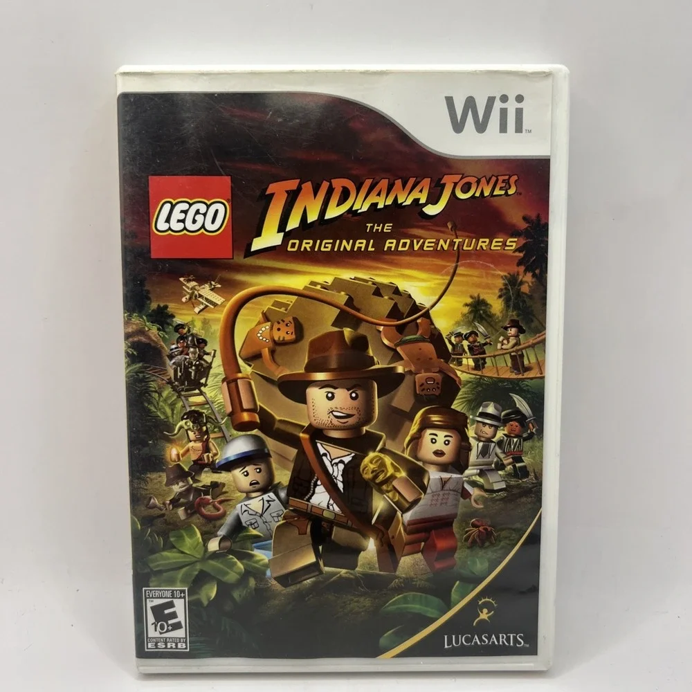 LEGO Indiana Jones: The Original Adventures (Nintendo Wii Game) With Manual CIB